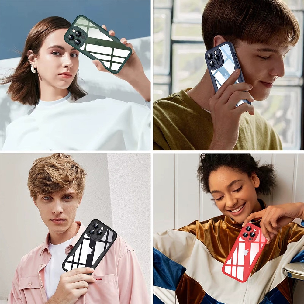 Husa 360 grade compatibila cu Xiaomi Redmi Note 13 Pro Plus 5G, Cu protector de ecran inclus, Rezistenta la socuri, Anti-ingalbenire, Anti-zgarieturi, Durabila, Margini inaltate de 3mm, Negru/Transparent
