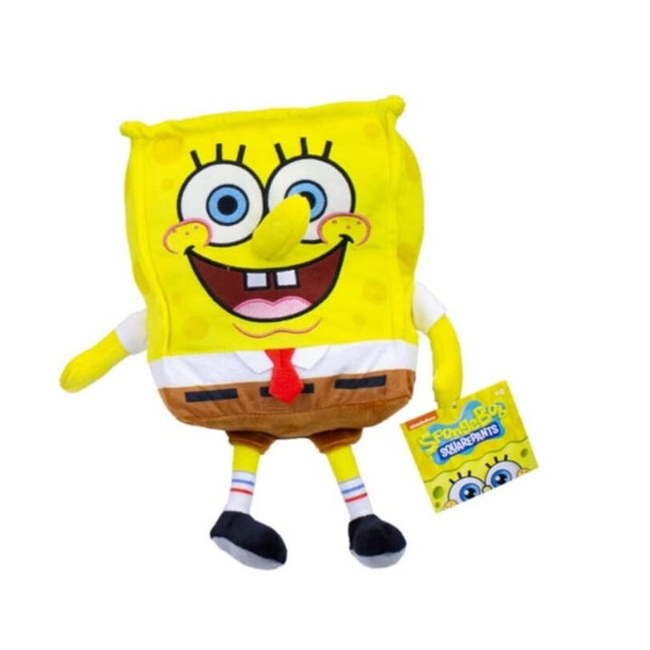 Плюшена играчка Спондж Боб, 30 см, многоцветен, за деца над 4 години