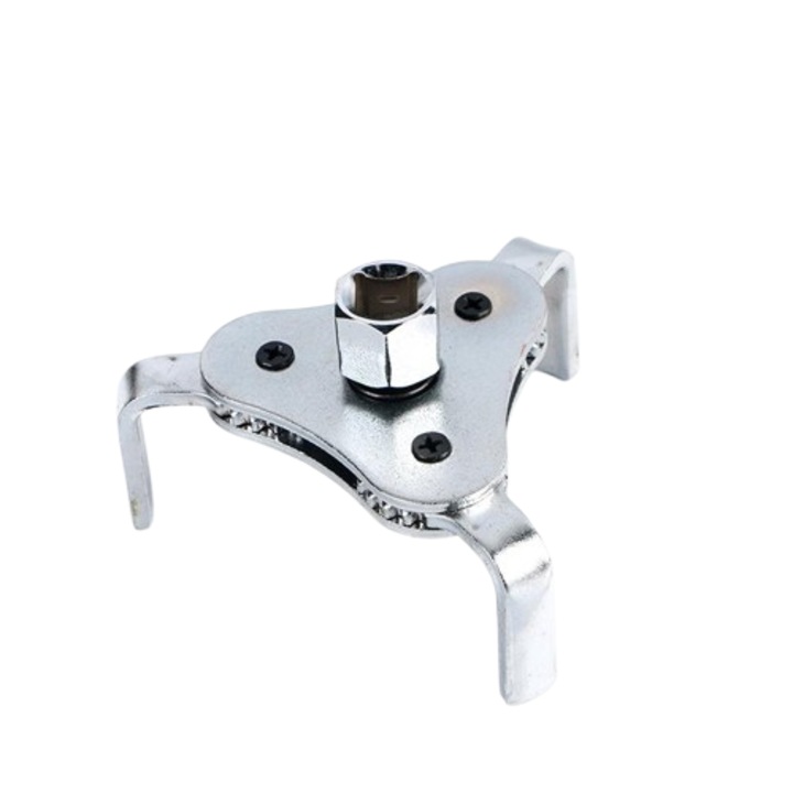 3 ágú olajszűrő kulcs, állítható 63-120 mm, Cr-V acél, autószerelőknek