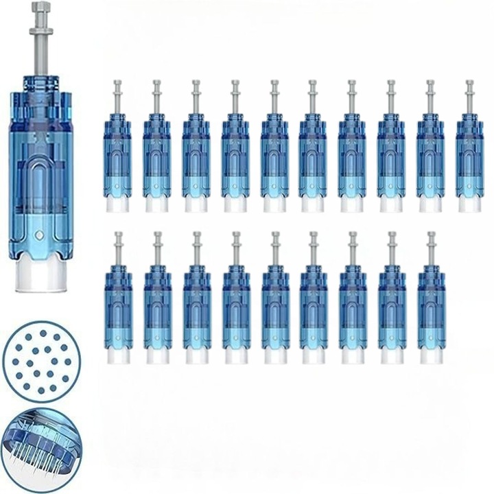 Резервни патрони, 18 игли, Съвместими с M8S / A8S / A9 / A11, Стерилни, За еднократна употреба, Комплект от 20 броя