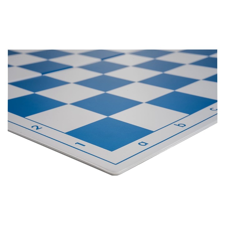 PVC összecsukható sakktábla (fehér-kék) 57 mm