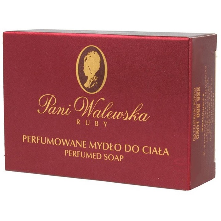Парфюмиран сапун PANI WALEWSKA 100g, флорален, удобен, червен