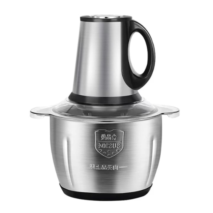 Tocator electric, Universal, Bol 3L, Inox, 1000W