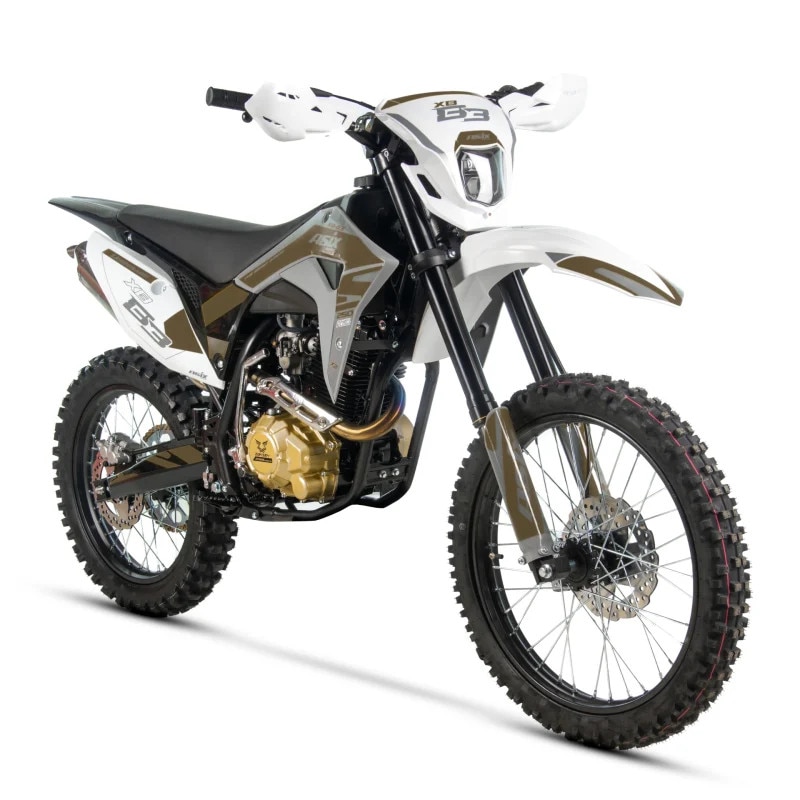 Motocicleta Cross/Enduro Asix XB83, 250cc, roti 21/18, culoare gri