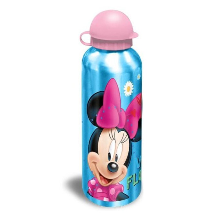 Disney Minnie Flower alumínium kulacs ivókupakkal 500 ml
