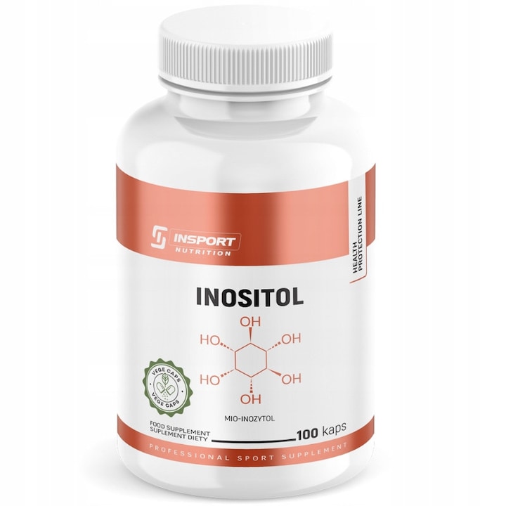 Inozitol (B8-vitamin) – 100 kapszula – Mentális teljesítmény, memória, koncentráció, jó közérzet támogatása – INSPORT