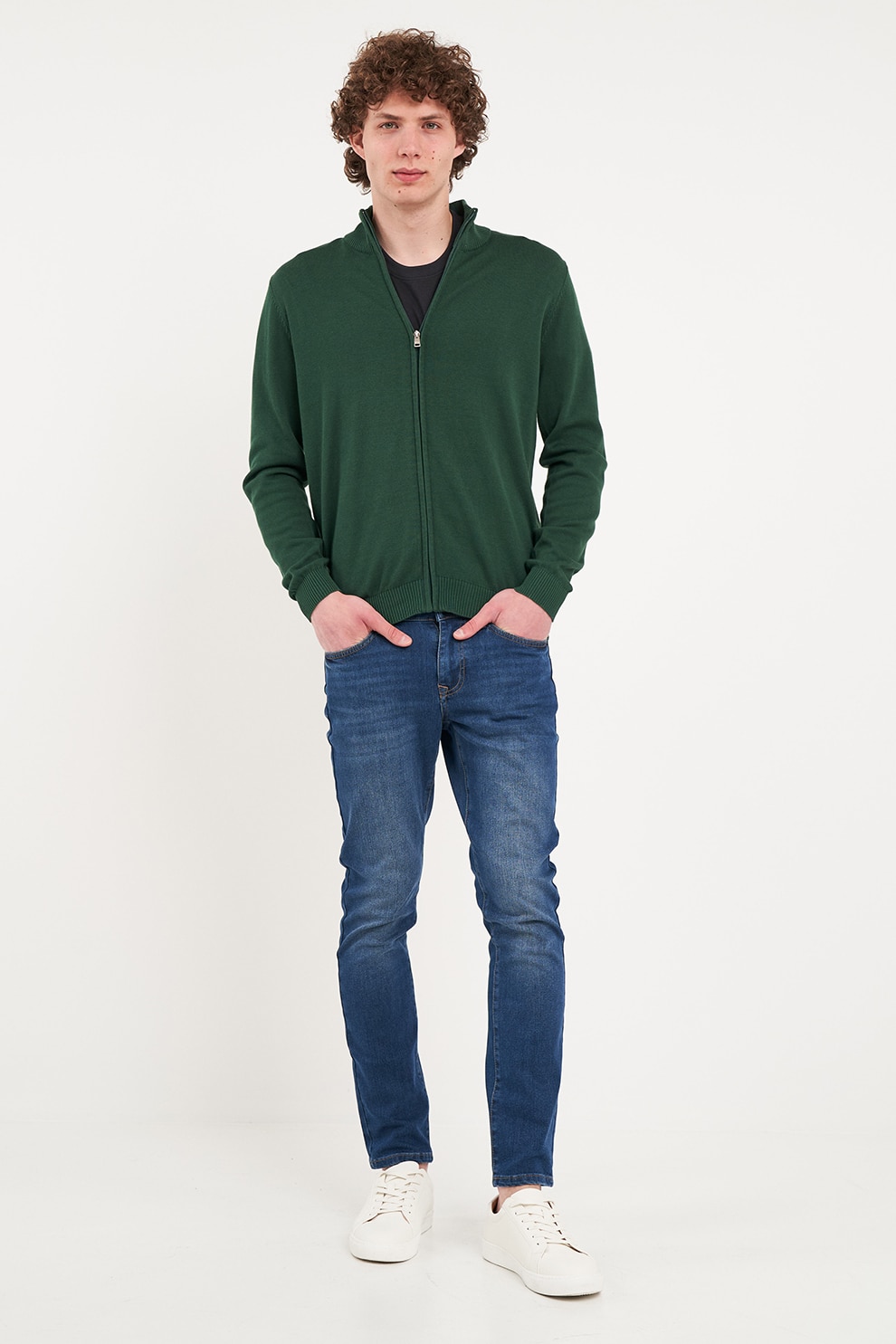 ULTERIOR ニットポロ Norwegian Wool Turtleneck - Green Mix - Holzweiler