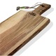 Tocator dreptunghiular cu maner din lemn natural de Acacia, Bonfesto®, Premium, 55 x 20 x 2.5 cm