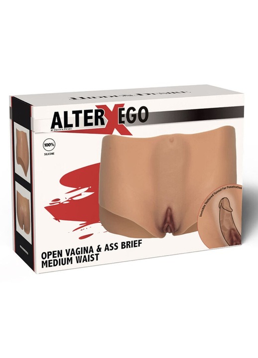 Rejtett vágy ALTER EGO transzvesztita bugyi, szilikon, S-M-L méret, bézs szín