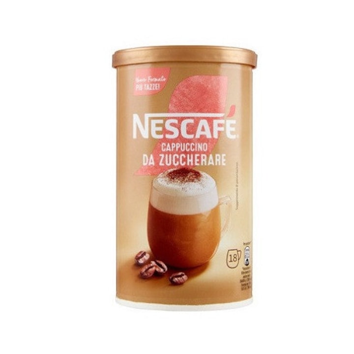 Cappuccino solubil fara zahar Nescafe 225g