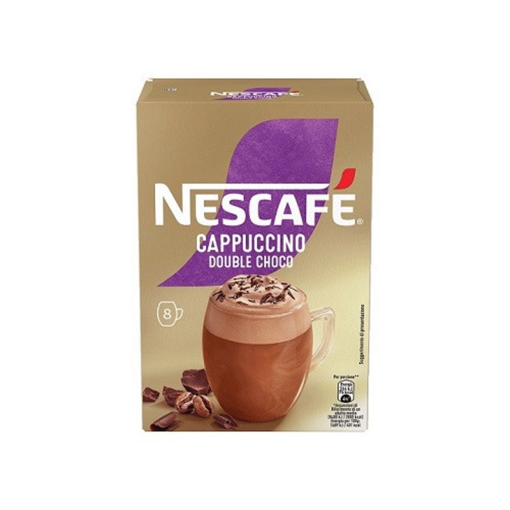 Cappuccino solubil cu ciocolata Nescafe Double Chocolate 148g