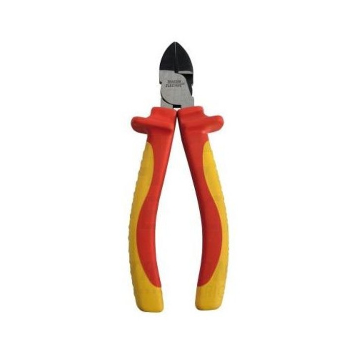 Tracon 15361506 Tracon KC-1000 1000V-ra szigetelt, sárga-piros nyél oldalcsípő fogó