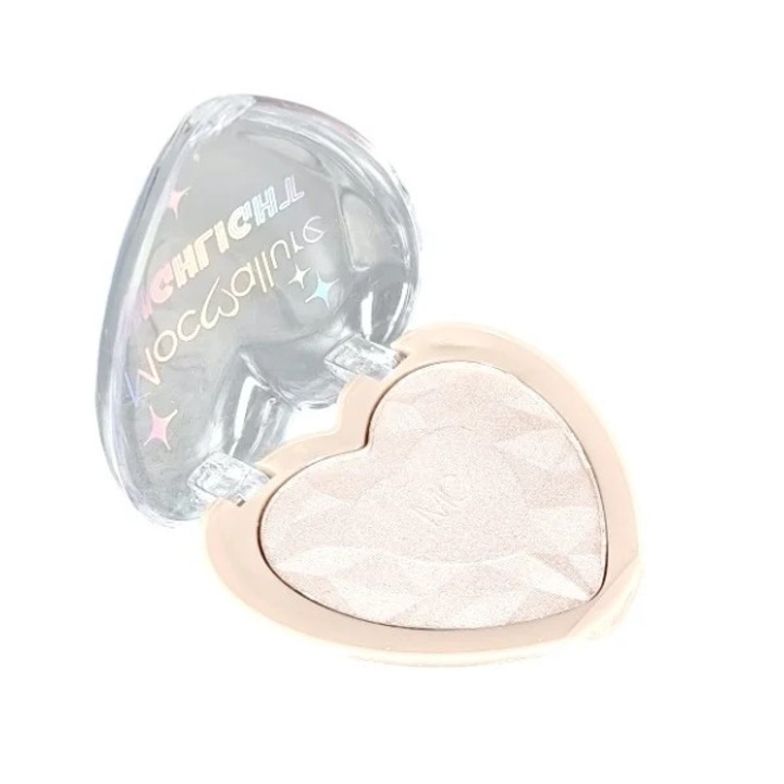 Пудра за хайлайтър, Makeup, Mocallure, Highlight Heart, Pink, 02, 4, 8 g