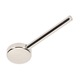 Baton aplicator pentru crema de ochi, masaj facial, inox, compact, argintiu