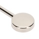 Baton aplicator pentru crema de ochi, masaj facial, inox, compact, argintiu