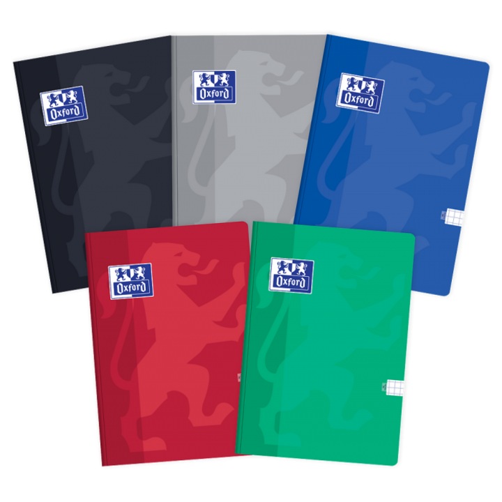 Füzet A4 96 lap, Oxford art papír, szegéllyel, 205x285mm, vegyes színek