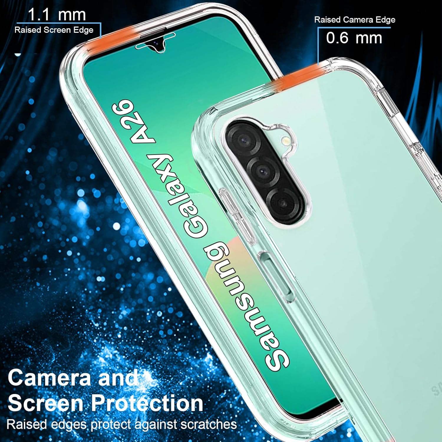 Husa 360 compatibila cu Samsung Galaxy A26 - V2 Transparent fata si spate