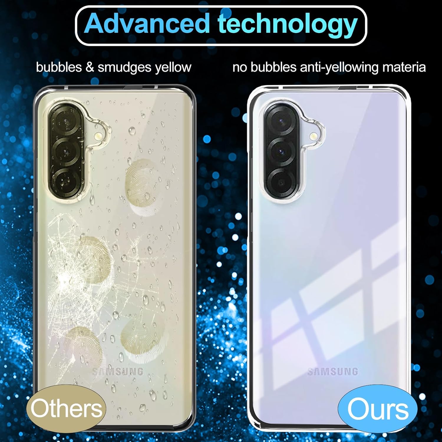 Husa 360 compatibila cu Samsung Galaxy A56 - V2 Transparent fata si spate