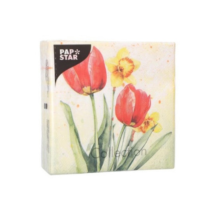 Хартиени салфетки, Великден, пролет, цветя 25х25см 50 бр