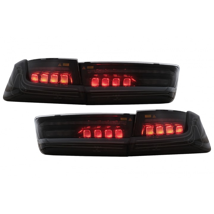 Stopuri LED compatibil cu BMW Seria 3 G20 Sedan 2018-2022 Aspect Laser Negru