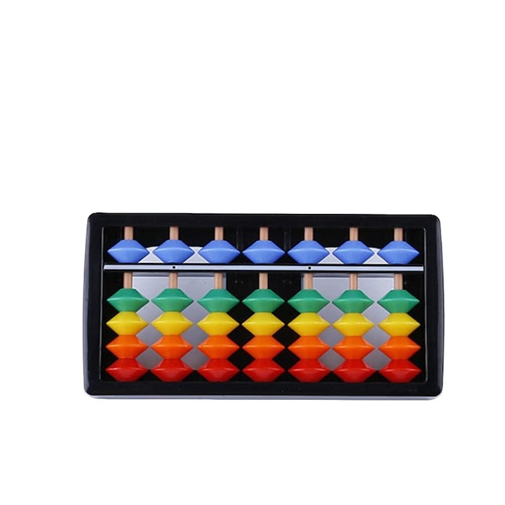 Abac Soroban, instrument educational pentru matematică, culori vii, design durabil