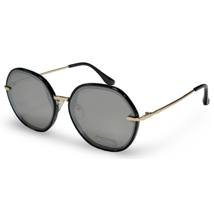 Слънчеви очила FIFTEEN SIXTEEN POL3083-2, Черно / Огледално