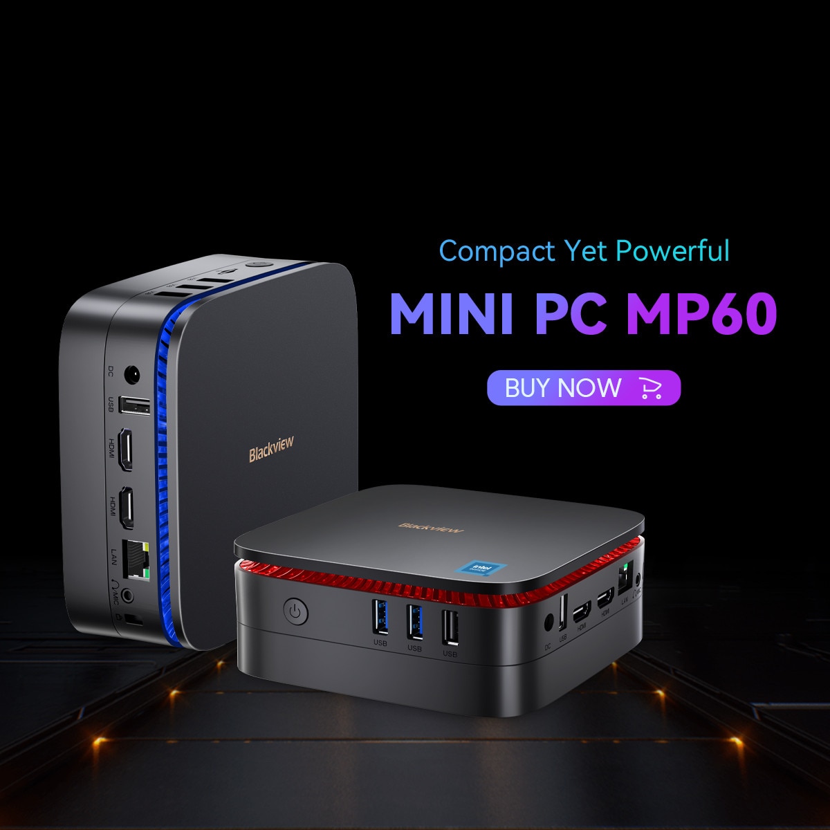 Mini PC Blackview MP60 Windows 11 cu procesor Intel Twin Lake N95