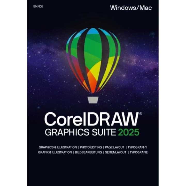 CorelDRAW Graphics Suite 2025, Kereskedelmi örökös licenc 1 eszközre (PC)