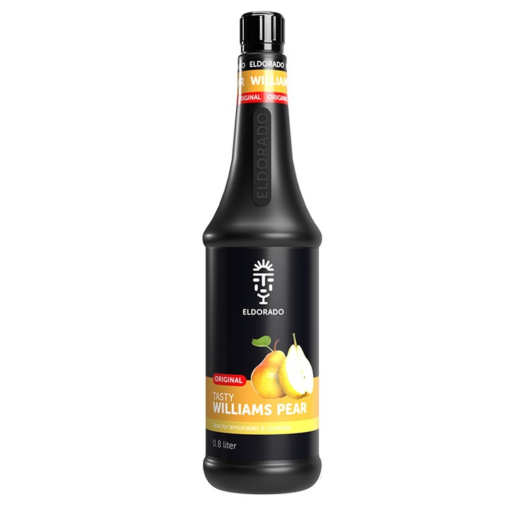 Sirop de pere Williams Barshaker, 0.8L, PET, gust dulce, nuanță aurie