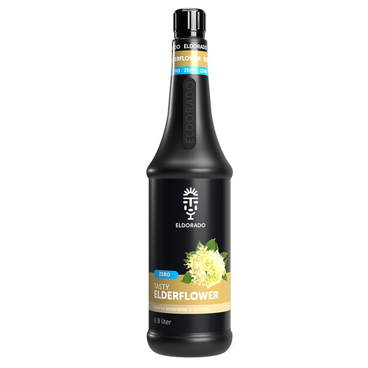 Sirop de soc fără zahăr, Barshaker, 0.8L, PET, aromă intensă