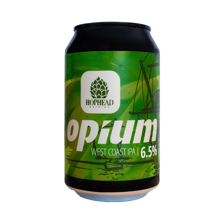 Bere artizanala Hophead - Opium, IPA, 6.5%, 330 ml