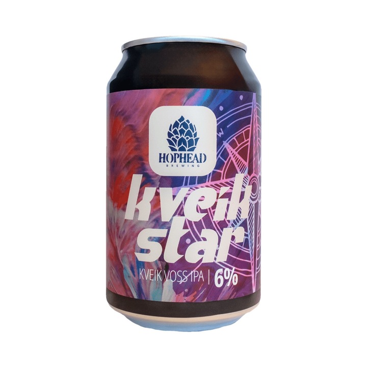 Bere artizanala Hophead - Kveik Star, IPA, 6%, 330 ml