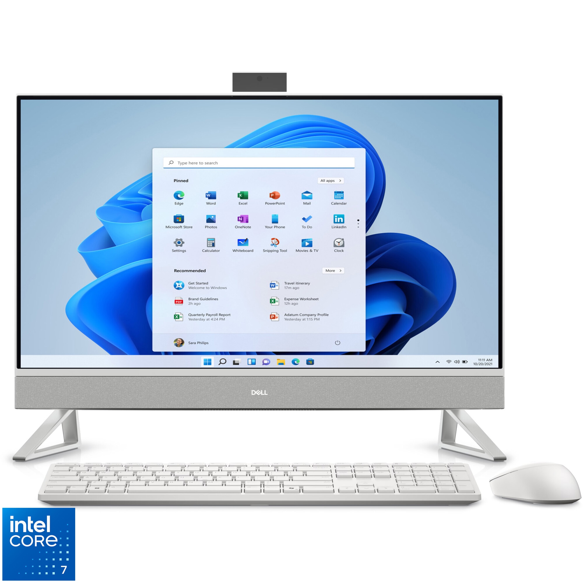Sistem All-In-One Dell EC27250 cu procesor Intel® Core™ 7