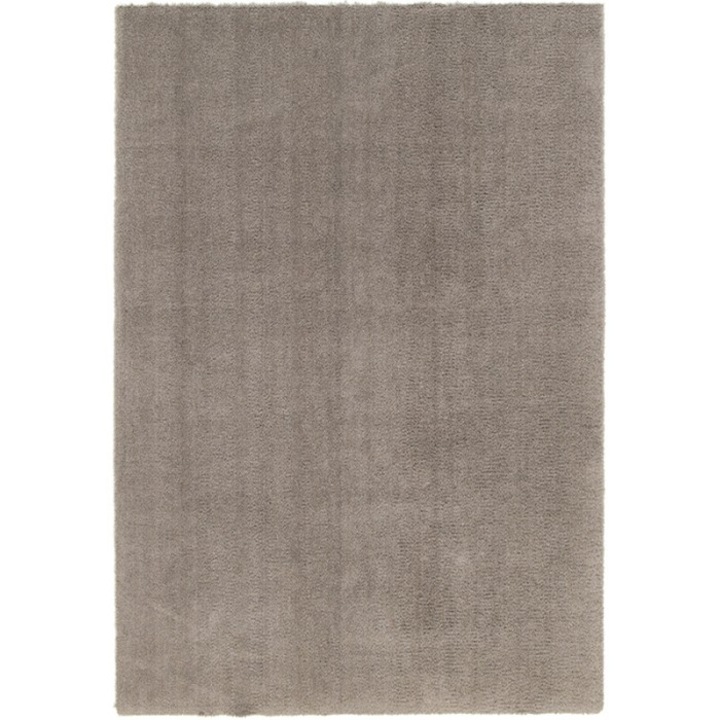 Covor Premium Belgian Model Covorexpert Soft Rimini 71481-077, Bej, Gri, Marime 160 x 230 cm, Lungime Fir 22 mm, Poliester Reciclat, Antialergic, Living, Dormitor, Sufragerie, Birou 160 x 230