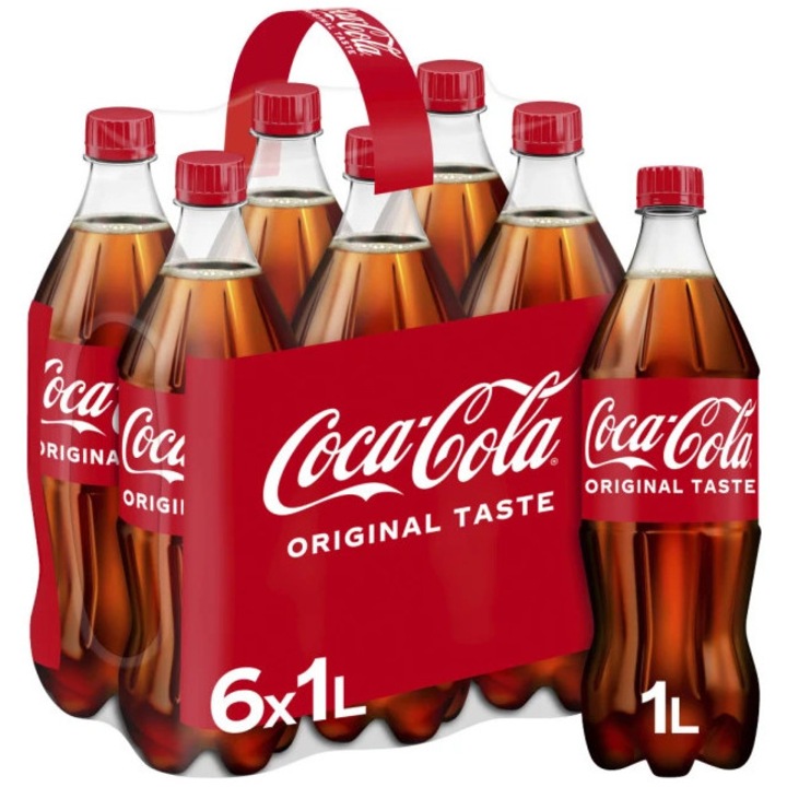 Coca-Cola Gust Original, Pet, 6 x 1L