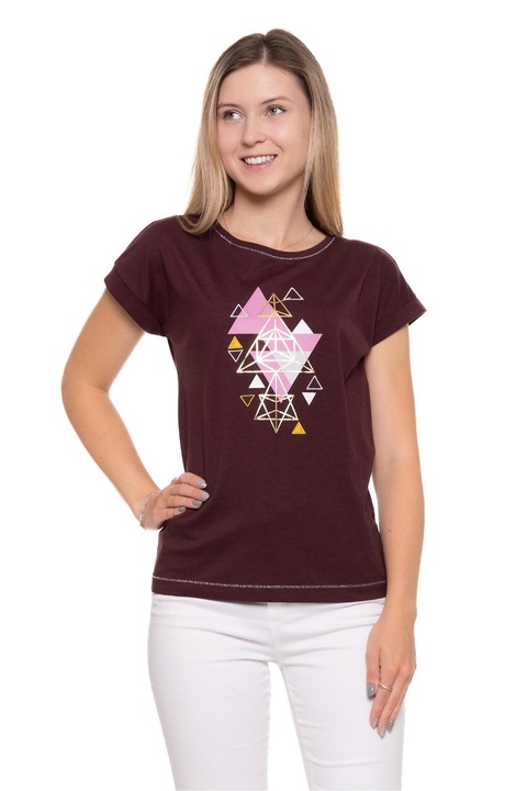 Tricou modal, Moraj, bordeaux