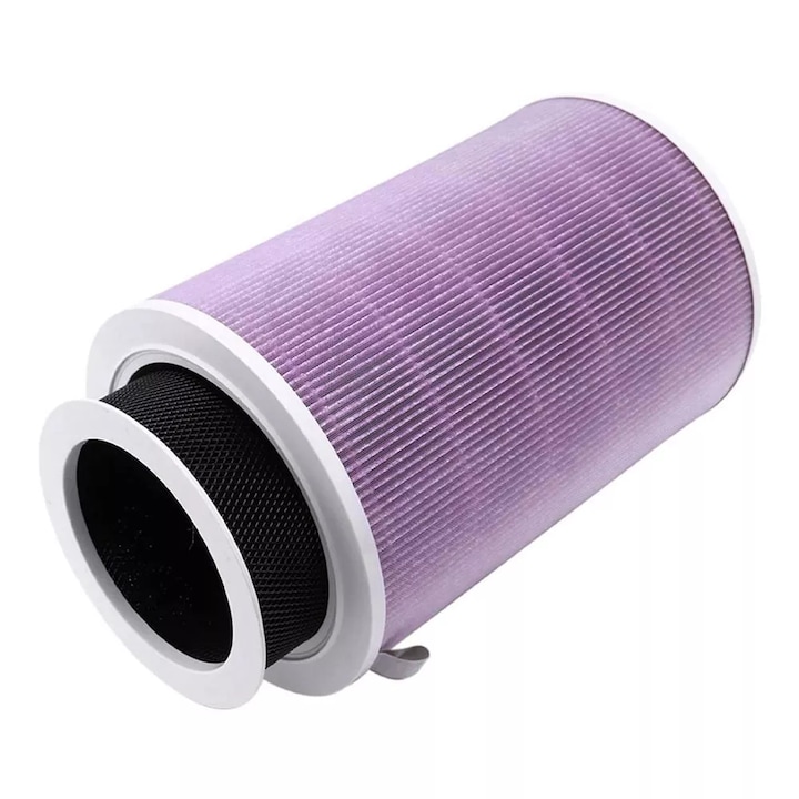 ΠΠ²ΠΎΠ΅Π½ ΡΠΈΠ»ΡΡΡ, ΠΠ° Xiaomi Mi Air Purifier, 1/2S/2H/2C/3/3H/3C/Pro Purple, HEPA, ΠΠΊΡΠΈΠ²Π΅Π½ Π²ΡΠ³Π»Π΅Π½, RFID