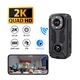 Camera sportiva, 2K, WIFI, senzor corporal PIR, suporta card TF de 8-128 GB, tehnologie anti-divergenta IR-CUT, vedere nocturna in infrarosu, control APP, durata de viata a bateriei 8 ore, compact si portabil, negru