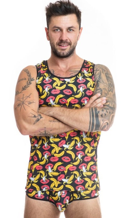 Мъжки потник BANANA, Anais, Полиамид/Еластан, Многоцветен