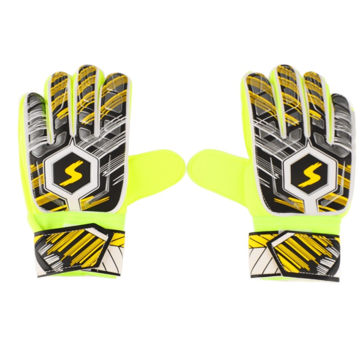 Manusi de fotbal pentru portar, Enforose, protectie dubla pentru incheieturi, prindere puternica, material respirabil, pentru barbati