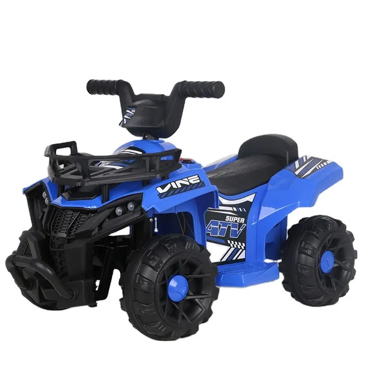 Elektromos Quad gyerekeknek, Homcom, 6V-os újratölthető akkumulátor, 2-6 év