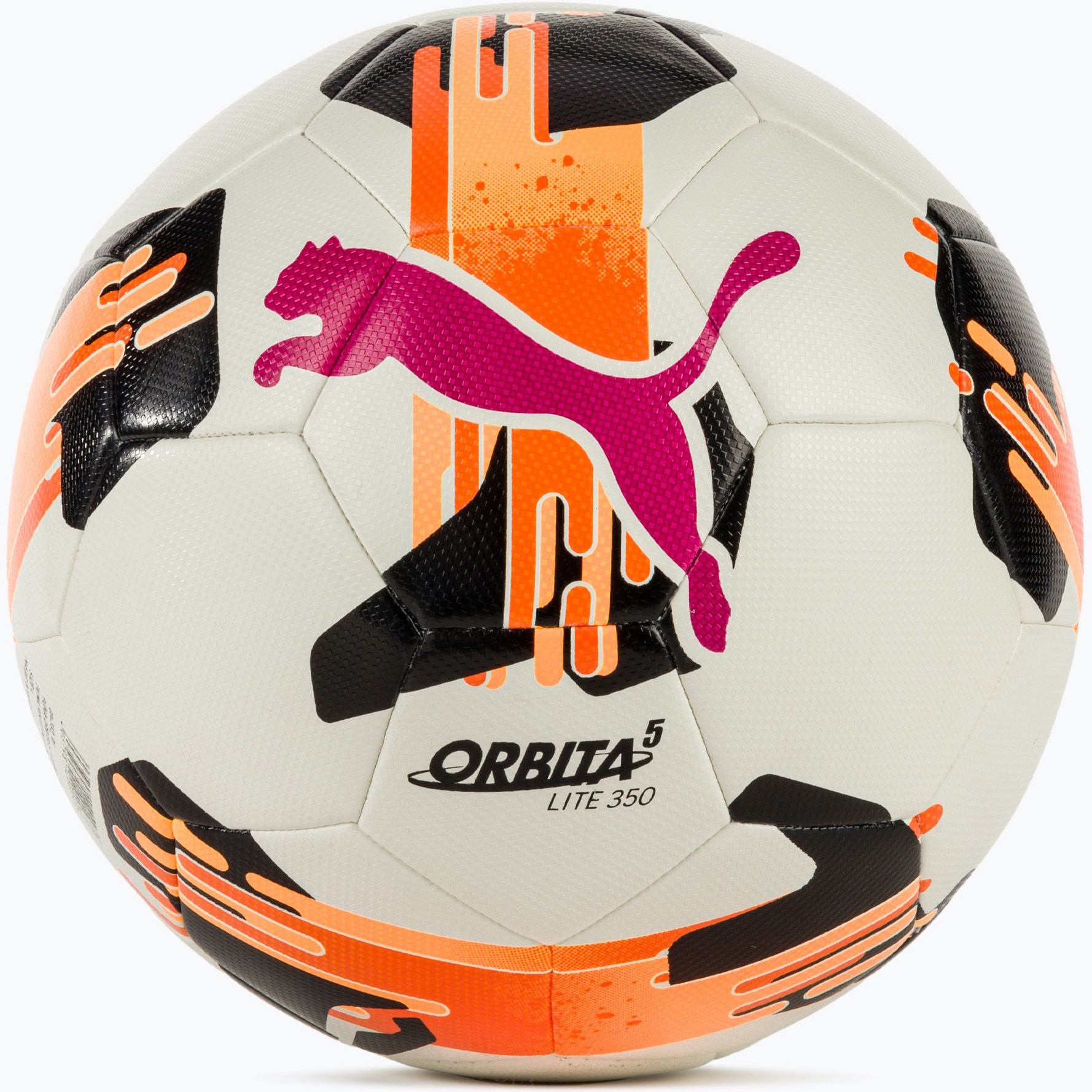 Minge fotbal Puma Orbita 5 FUSION Lite 350, marimea 4, alb/multicolor