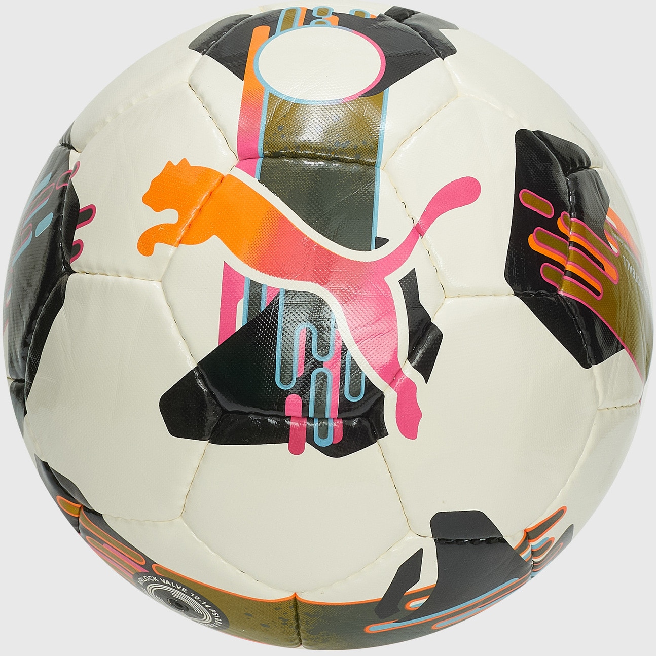 Minge fotbal Puma Orbita 5 HS, marimea 4, alb/multicolor