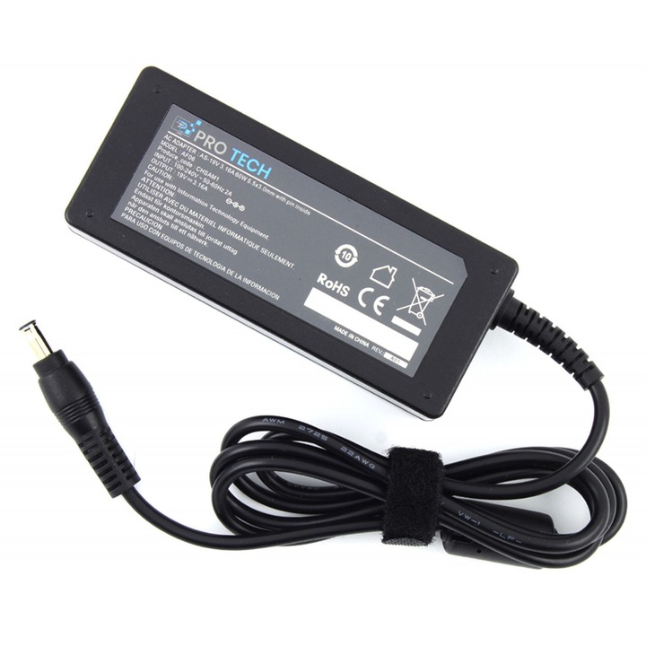 Зарядно за Samsung NP-RV518-A01IN 60W, NP-RV518-A02IN 60W, NP-RV518-A03IN 60W, NP-RV520-A05IN 60W, NP-SF511-S02IN 60W, NP200 60W