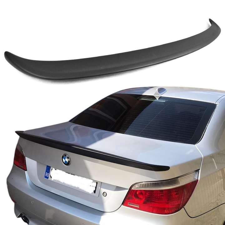 Eleron portbagaj compatibil BMW seria 5 E60 Plastic negru ABS ( nevopsit ) Calitate Premium Potrivire perfecta