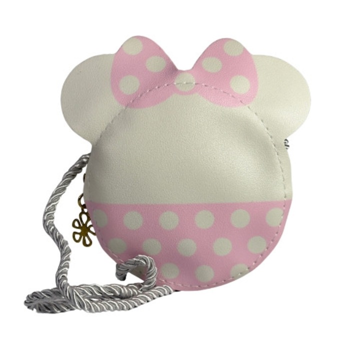 Mini Gentuta Roz cu buline si fundita