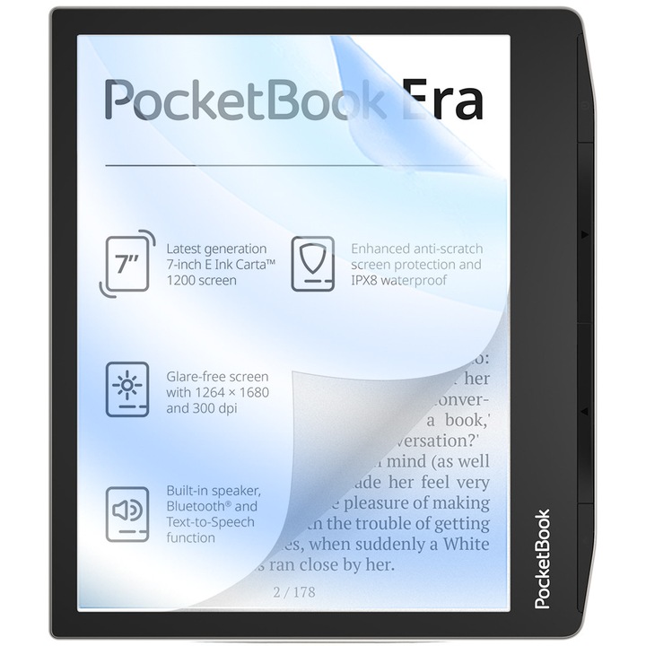 Blue Guard COMANDO VisionProtect szilikon képernyővédő fólia PocketBook 700 Era készülékhez, tükröződésmentes, ütésálló, karcálló, kék fényszűrő, HD tisztaság, ultravékony kialakítás, tökéletes érintési kompatibilitás, egyszerű alkalmazás