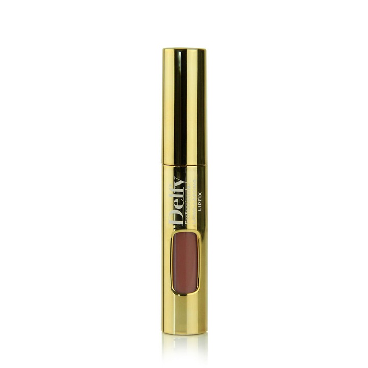 Ruj lichid Delfy LIPFIX GOLD, nude, 8 gr