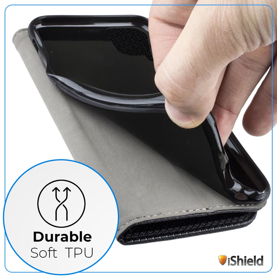 Husa Flip pentru Honor 200 Smart, tip carte cu inchidere magnetica, compartiment pentru carduri, functie Stand, Neagra
