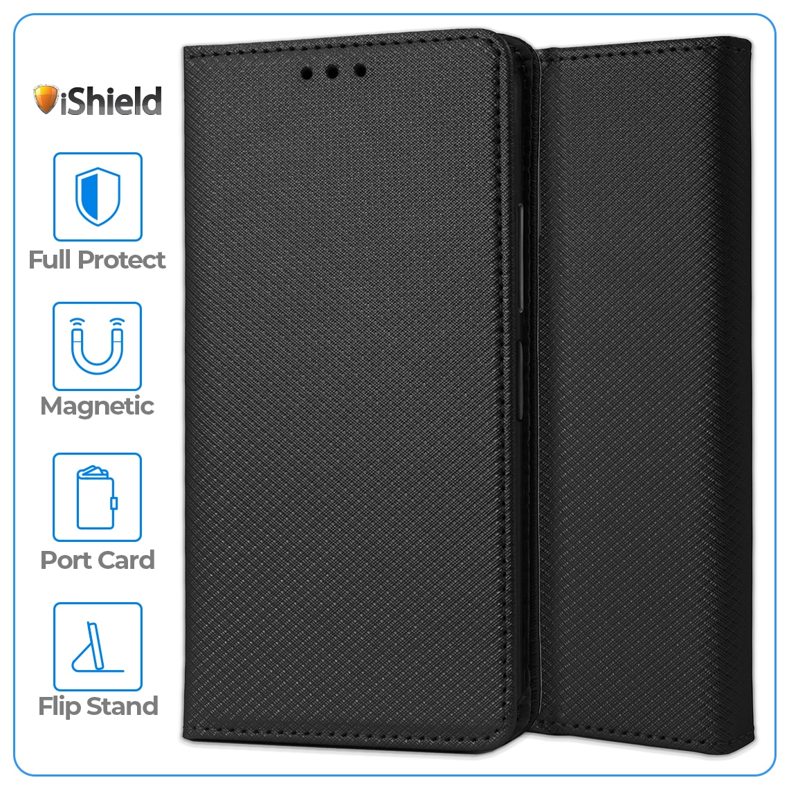 Husa Flip pentru Honor 200 Smart, tip carte cu inchidere magnetica, compartiment pentru carduri, functie Stand, Neagra